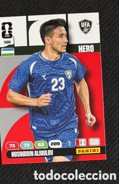 Coleccionismo Cromos antiguos: 508 ALIQULOV UZBEKISTAN Carta FIFA WORLD CUP 2026 mundial ADRENALYN XL