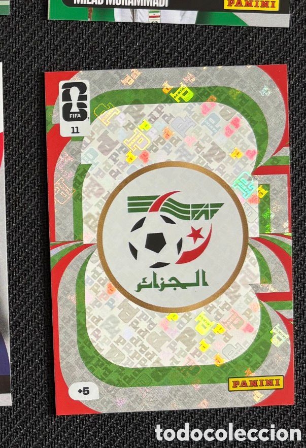 Coleccionismo Cromos antiguos: 11 ESCUDO ARGELIA Carta FIFA WORLD CUP 2026 mundial ADRENALYN XL