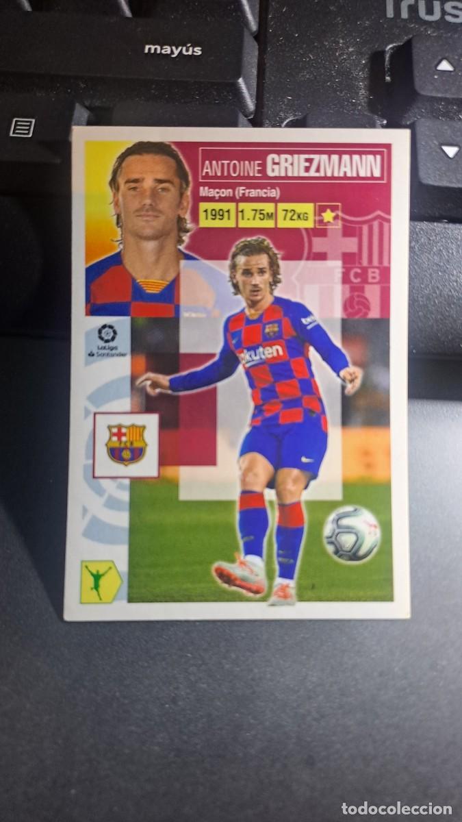 Coleccionismo Cromos antiguos: CROMO GRIEZMANN 18 BARCELONA LIGA 2020 2021 20 21 ESTE PANINI NUNCA PEGADO