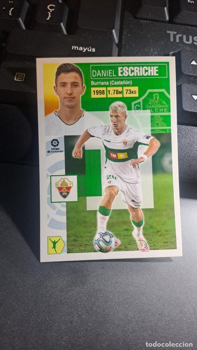 Coleccionismo Cromos antiguos: CROMO ESCRICHE 16 ELCHE LIGA 2020 2021 20 21 ESTE PANINI NUNCA PEGADO