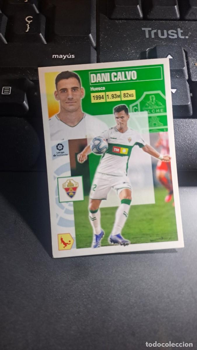 Coleccionismo Cromos antiguos: CROMO DANI CALVO 7 ELCHE LIGA 2020 2021 20 21 ESTE PANINI NUNCA PEGADO