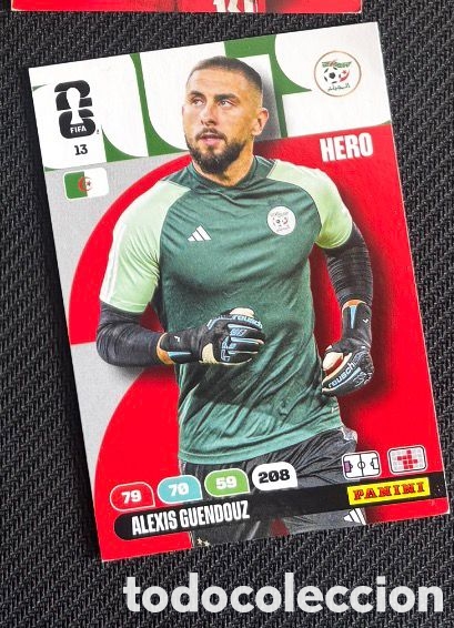 Coleccionismo Cromos antiguos: 13 GUENDOUZ ARGELIA Carta FIFA WORLD CUP 2026 mundial ADRENALYN XL