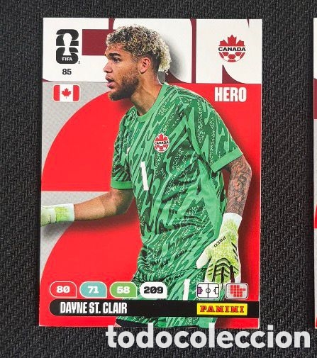 Coleccionismo Cromos antiguos: 85 DAYNE ST CLAIRE CANADA Carta FIFA WORLD CUP 2026 mundial ADRENALYN XL