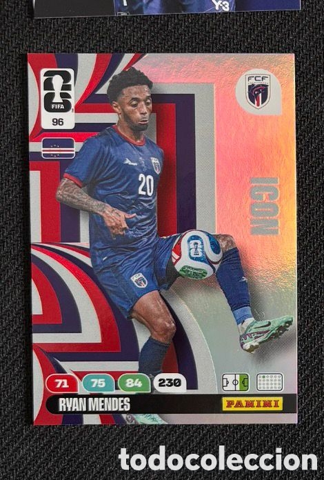Coleccionismo Cromos antiguos: 96 RYAN MENDES CABO VERDE ICON Carta FIFA WORLD CUP 2026 mundial ADRENALYN XL