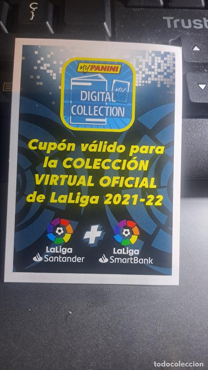 Coleccionismo Cromos antiguos: CROMO CUPON CODIGO SOBRE COLECCION VIRTUAL OFICIAL LIGA 2020 2021 20 21 ESTE PANINI NUNCA PEGADO