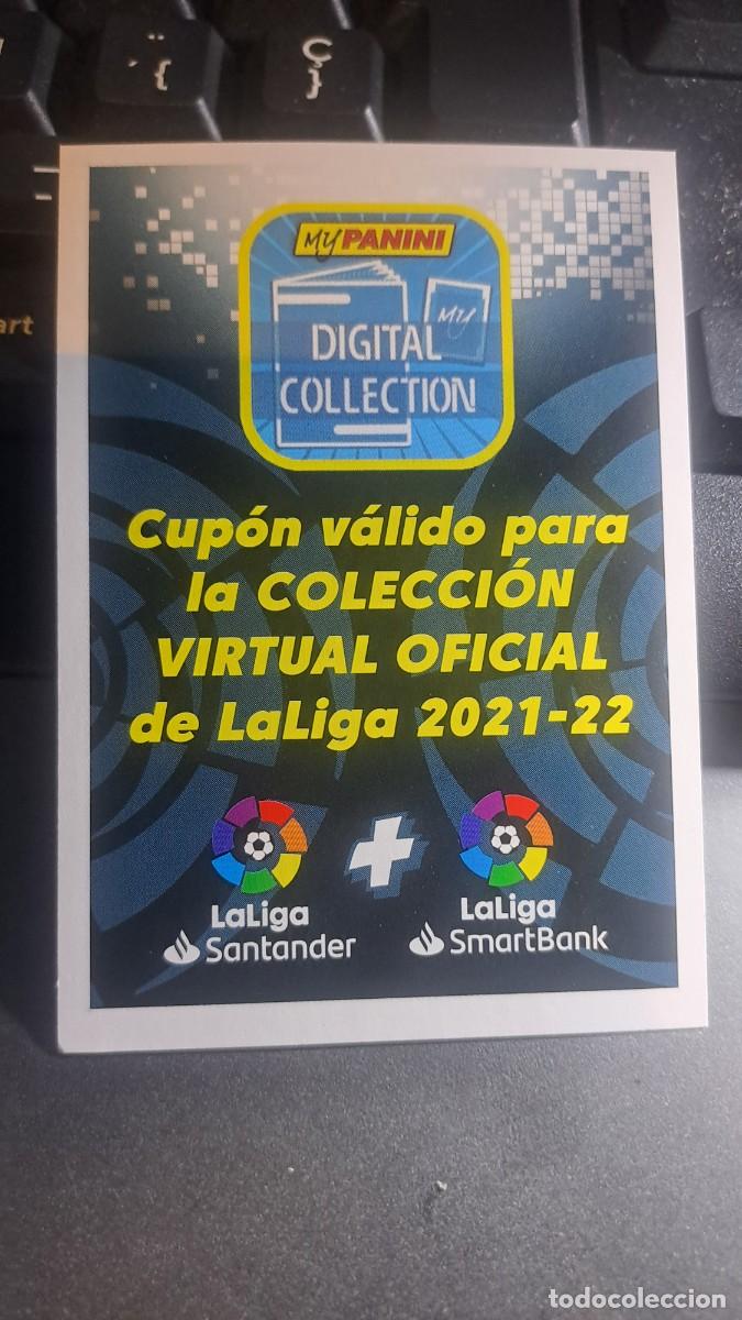 Coleccionismo Cromos antiguos: CROMO CUPON CODIGO SOBRE COLECCION VIRTUAL OFICIAL LIGA 2020 2021 20 21 ESTE PANINI NUNCA PEGADO