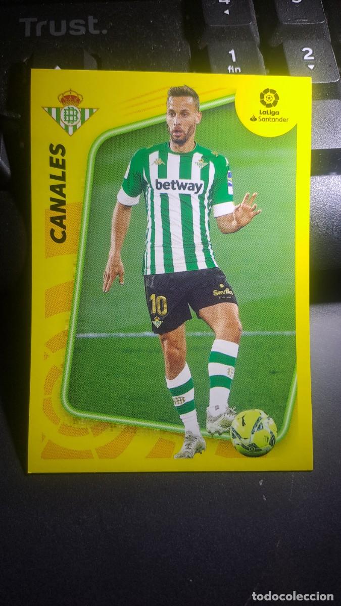 Coleccionismo Cromos antiguos: CROMO CANALES 3 BETIS LIGA 2021 2022 21 22 ESTE PANINI NUNCA PEGADO