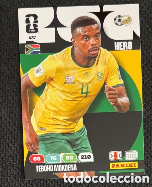 Coleccionismo Cromos antiguos: 437 MOKOENA Carta FIFA WORLD CUP 2026 mundial ADRENALYN XL
