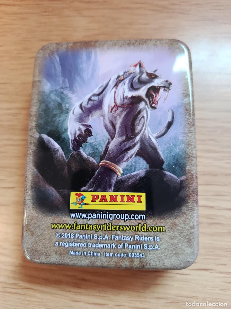 Coleccionismo Cromos antiguos: FANTASY RIDERS CAJA LATA