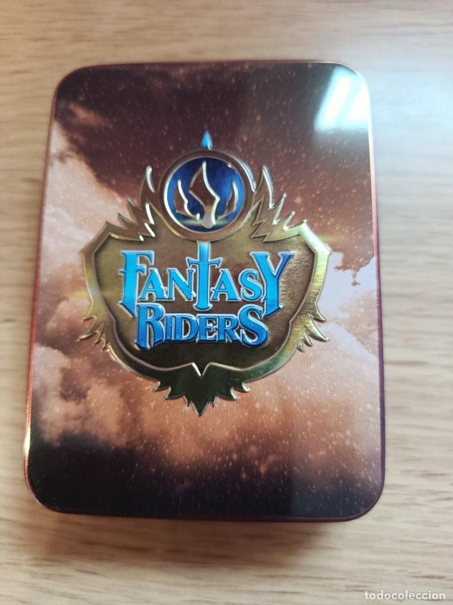 Coleccionismo cromos antiguos: FANTASY RIDERS CAJA LATA - Foto 2