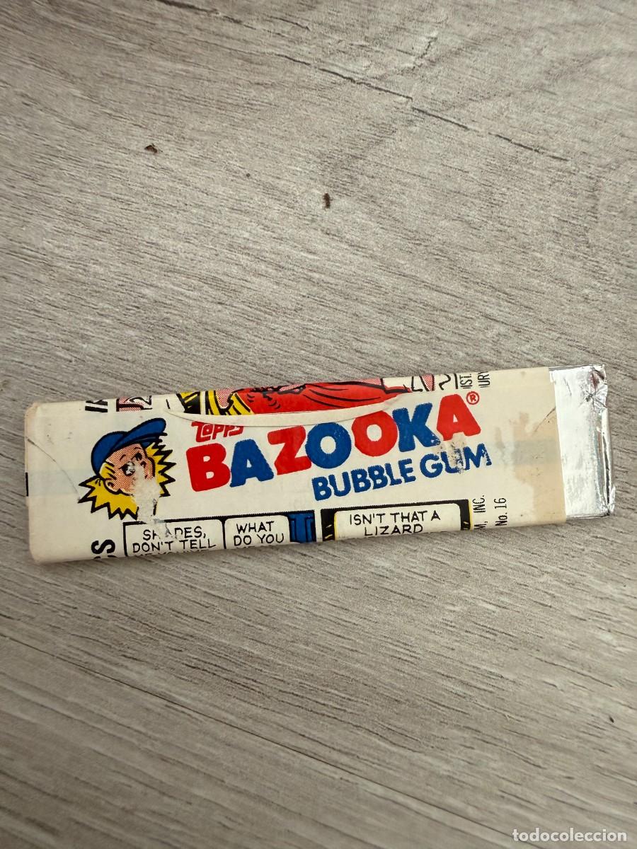 Coleccionismo Cromos antiguos: Chicle Bazooka cerrado sin abrir