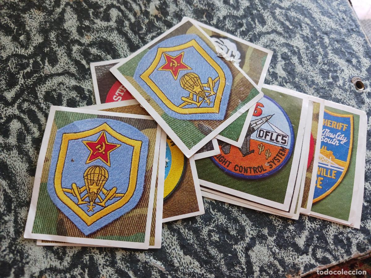 Coleccionismo Cromos antiguos: 11 cromos de super parches, sin pegar, ver numeracion, no se separan para la venta
