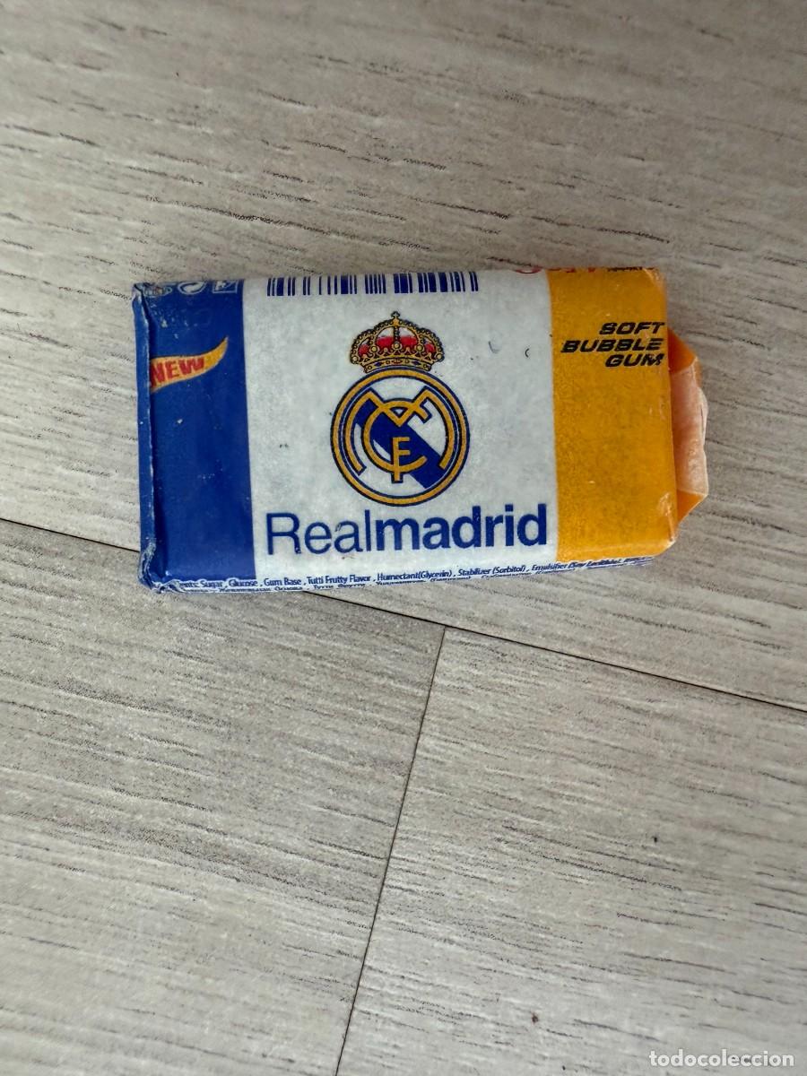 Coleccionismo Cromos antiguos: Chicle cerrado sin abrir - Real Madrid