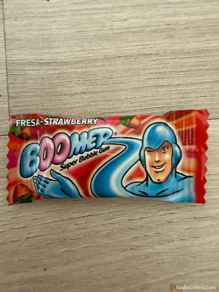 Coleccionismo Cromos antiguos: Chicle cerrado sin abrir marca Boomer Fresa