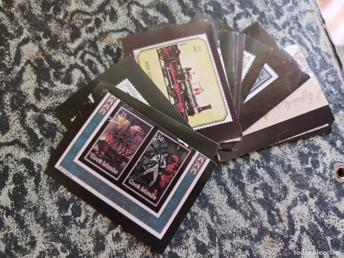 Coleccionismo Cromos antiguos: 19 cromos coleccion sellos del mundo, telekitos, ver numeracion, no se separan para la venta