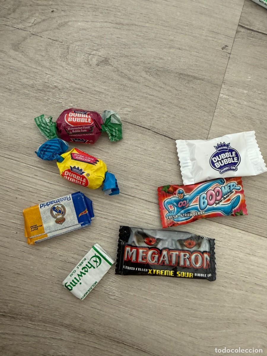 Coleccionismo Cromos antiguos: Lote de 7 chicles cerrados sin abrir - Boomer, Damel...