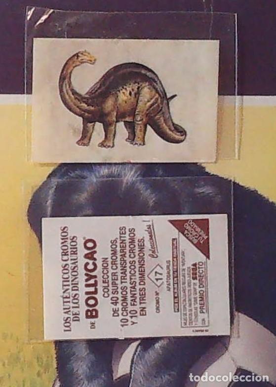 Coleccionismo Cromos antiguos: LOS AUT&Eacute;NTICOS CROMOS DE LOS DINOSAURIOS - CROMO N&ordm; 17
