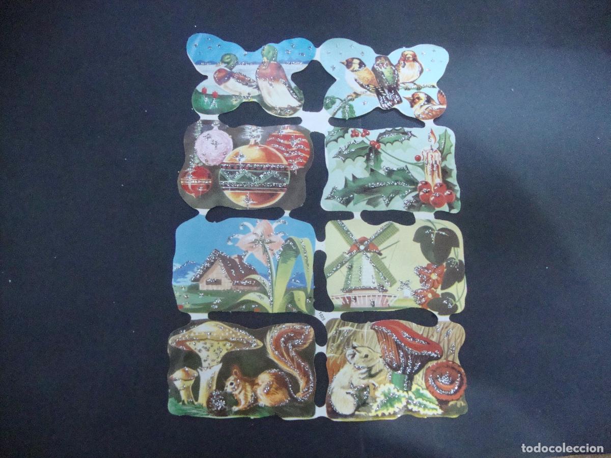 Coleccionismo Cromos antiguos: EDICIONES VULCANO CROMOS DE LUJO TROQUELADOS ESCARCHADOS