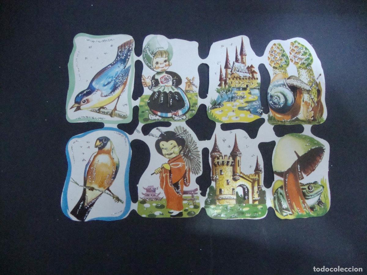 Coleccionismo Cromos antiguos: EDICIONES VULCANO CROMOS DE LUJO TROQUELADOS ESCARCHADOS