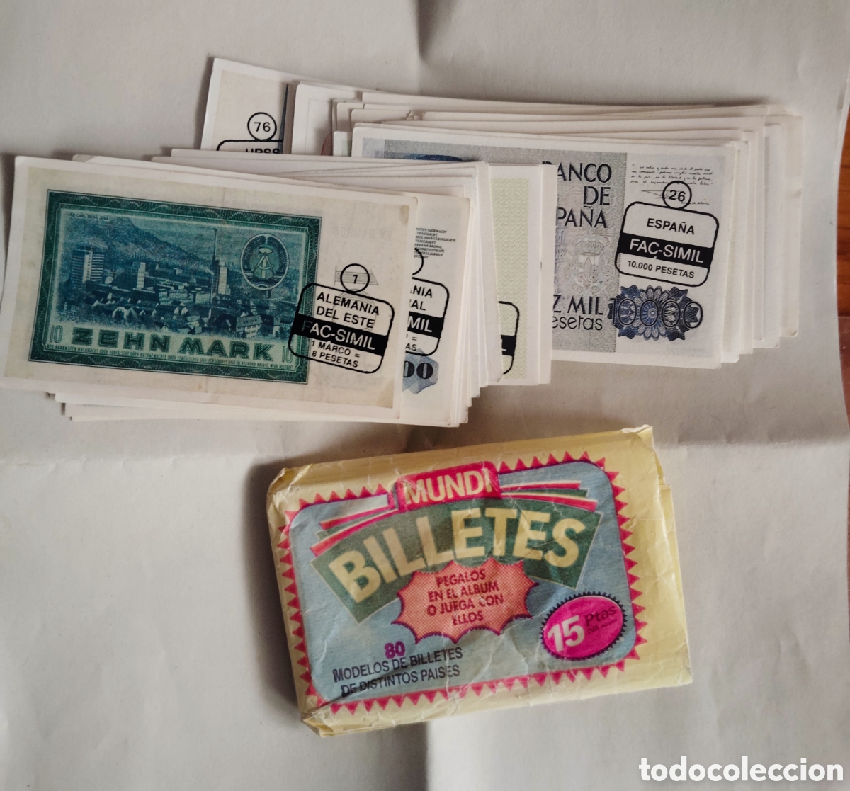 Coleccionismo Cromos antiguos: LOTE DE CROMOS DEL ALBUM MUNDI BILLETES // NUEVOS // SUELTOS A 0,50 EURO // VER LISTADO