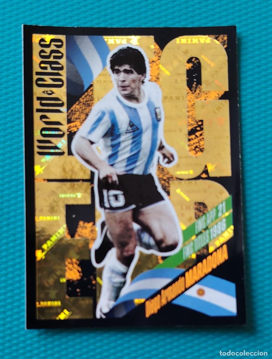 Coleccionismo Cromos antiguos: CROMO DE MARADONA - ARGENTINA - PANINI WORLD CLASS - 103EDK