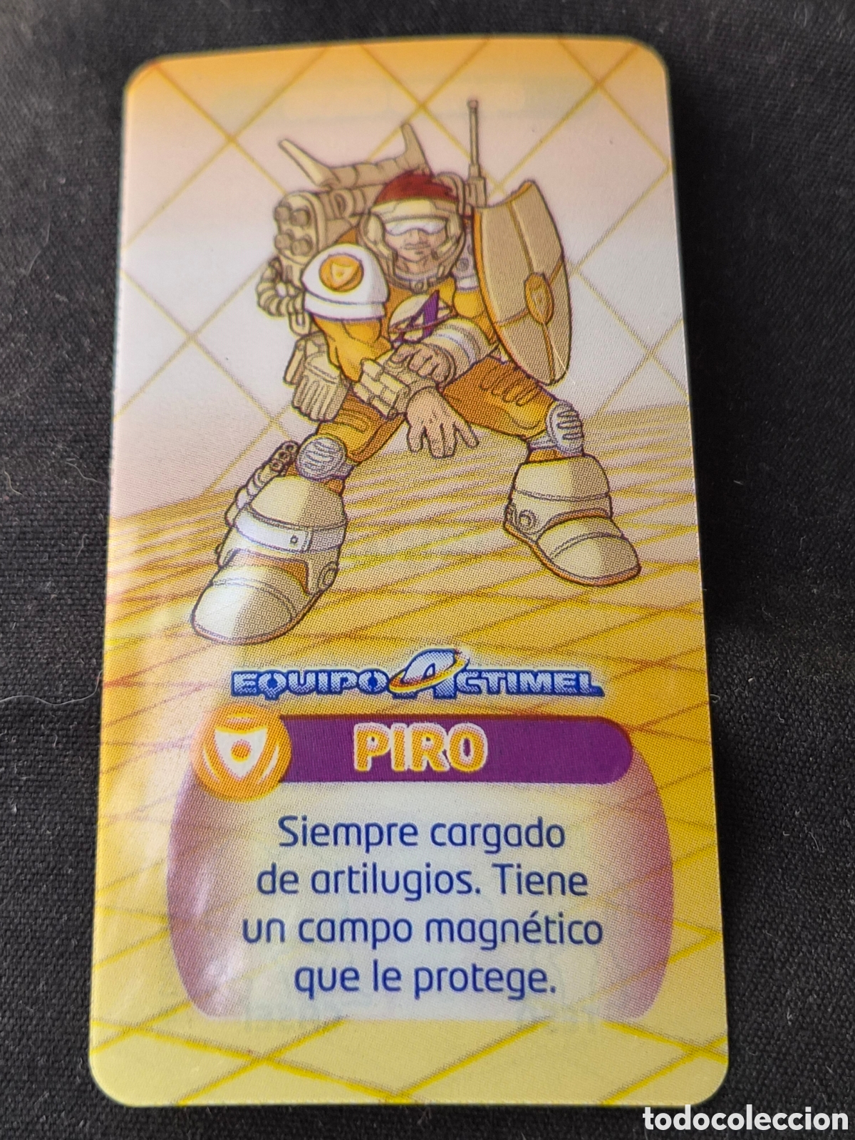 Coleccionismo Cromos antiguos: PIRO , CROMO ACTIMEL ACTIGUERREROS