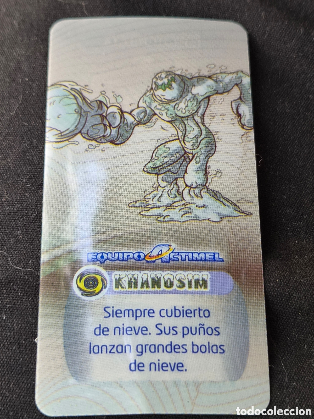 Coleccionismo Cromos antiguos: KHANOSIM , CROMO ACTIMEL ACTIGUERREROS