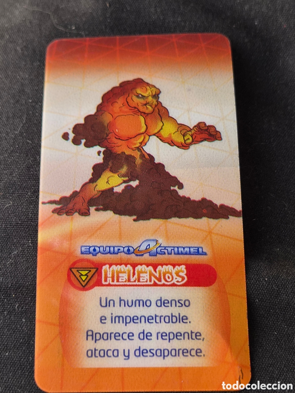 Coleccionismo Cromos antiguos: HELENOS , CROMO ACTIMEL ACTIGUERREROS