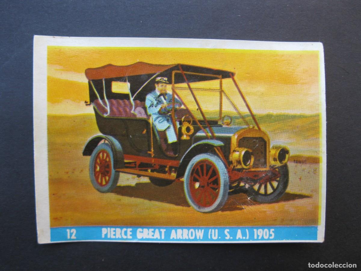 Coleccionismo Cromos antiguos: AUTO AL DIA - CROMO N&ordm; 12 - PIERCE GREAT ARROW - CHOCOLATES LAS COMAS - BRUGUERA - NUNCA PEGADO.