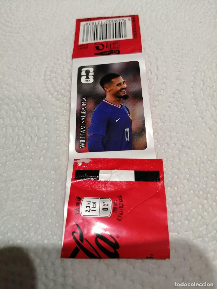 Coleccionismo Cromos antiguos: WILLIAM SALIBA FRANCIA COCA COLA COCACOLA ⚽ PANINI FIFA MUNDIAL WORLD CUP 26 2026 STICKER ⚽