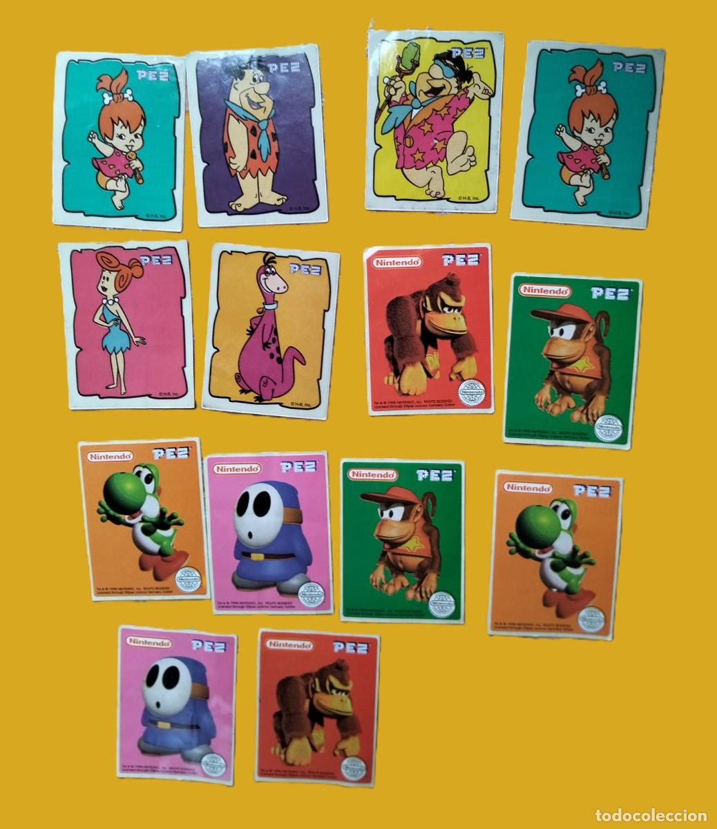 Coleccionismo Cromos antiguos: lote 14 cromos promocionales caramelos PEZ el lote de la imagen