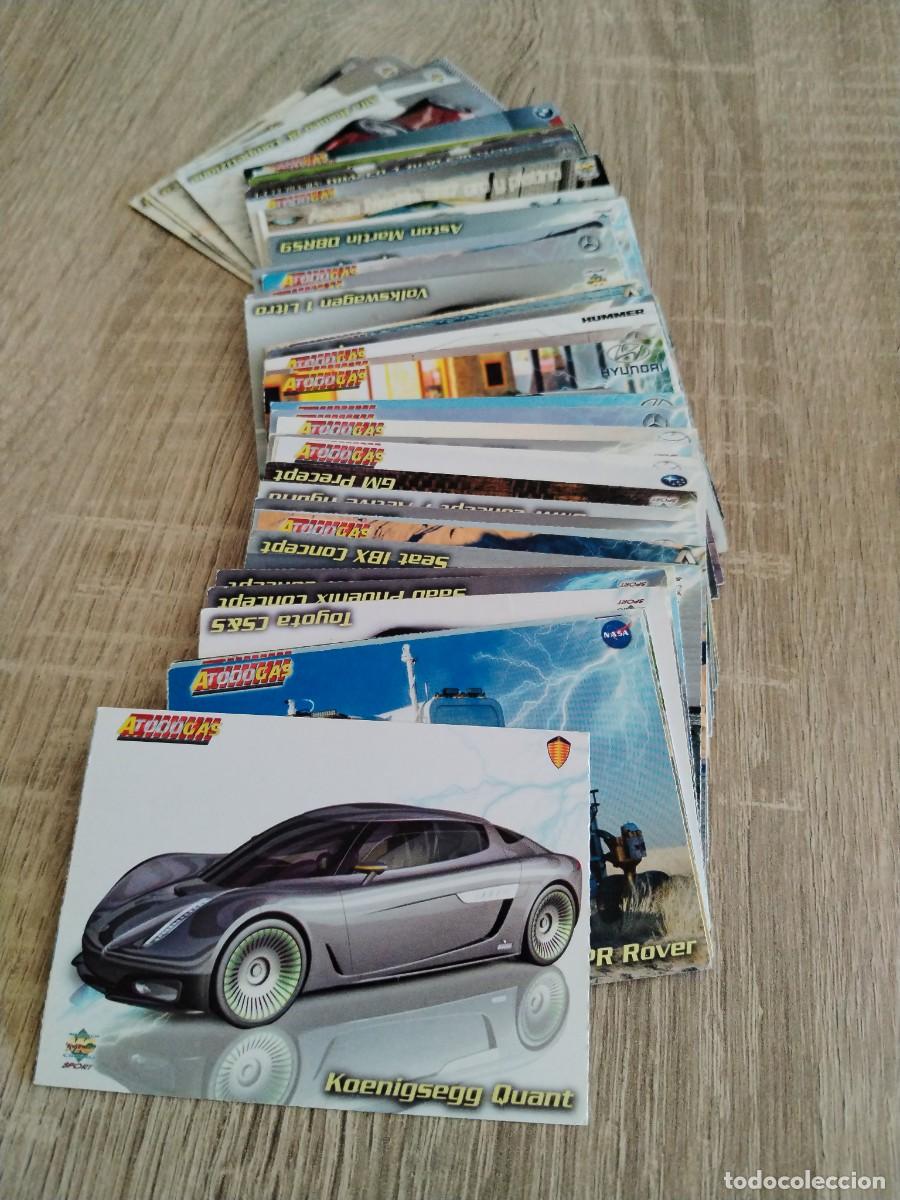 Coleccionismo Cromos antiguos: A todo gas-coches ecologicos para cuidar el planeta -lote de 58 cromos diferentes