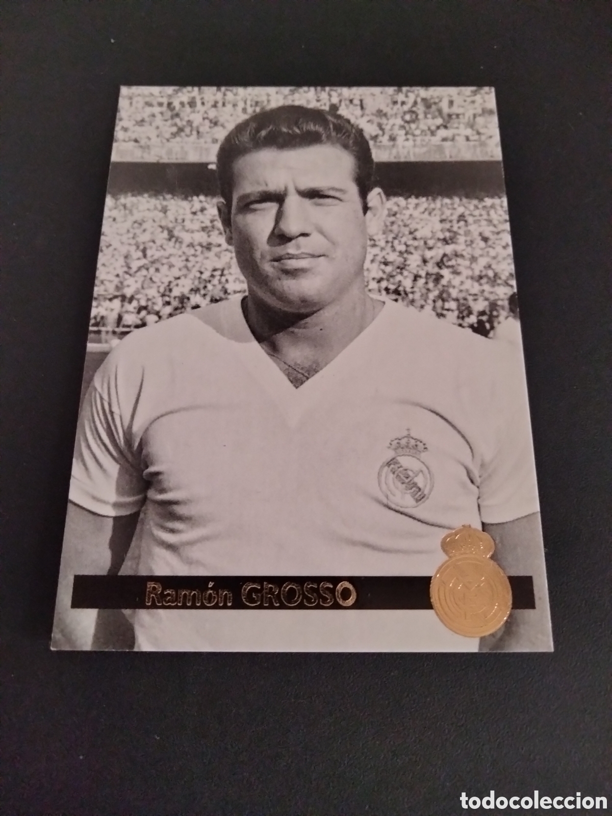 Coleccionismo Cromos antiguos: GROSSO # 103 REAL MADRID ORO 1902 - 1996 MAGIC BOX