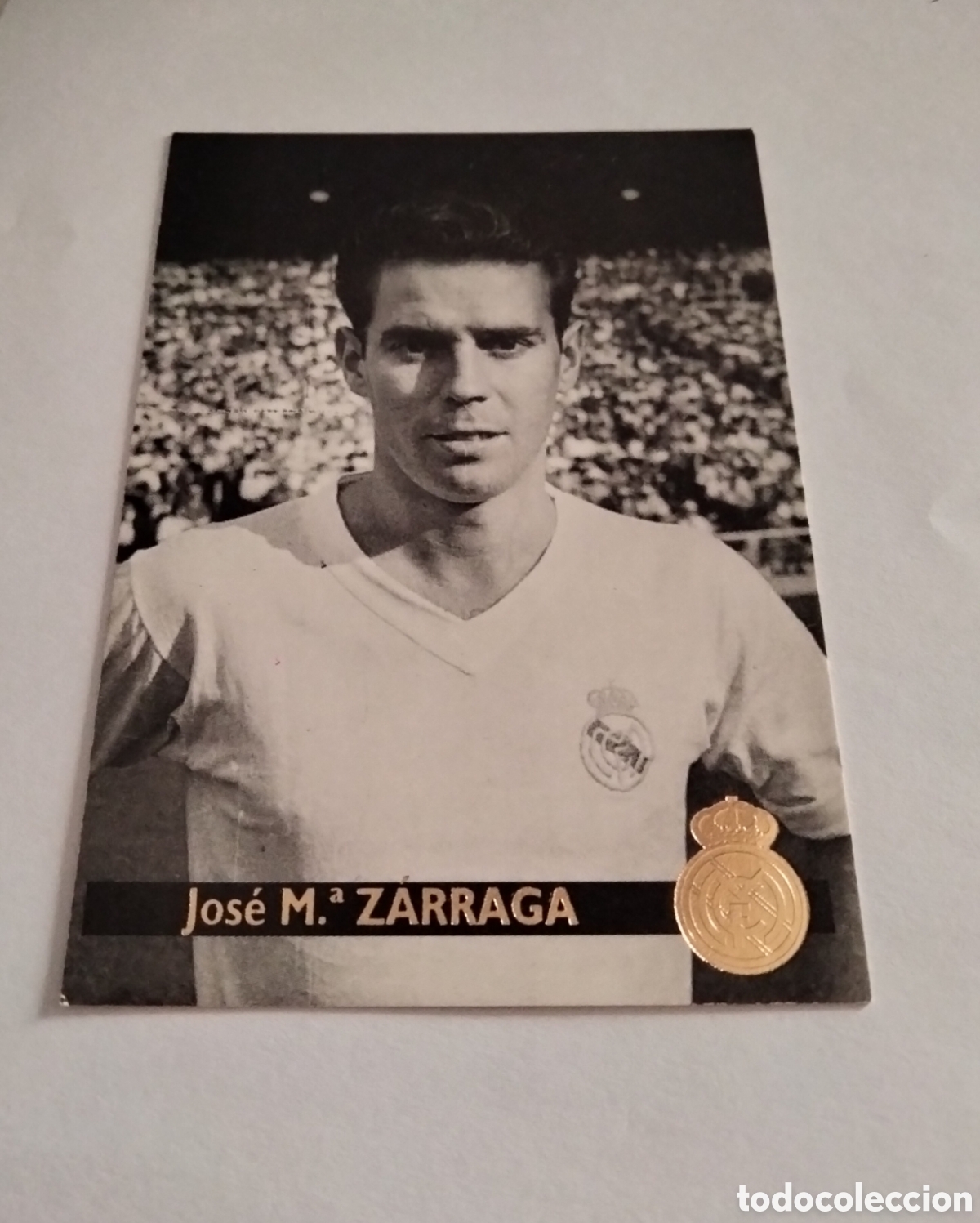 Coleccionismo Cromos antiguos: ZARRAGA # 93 REAL MADRID ORO 1902 - 1996 MAGIC BOX