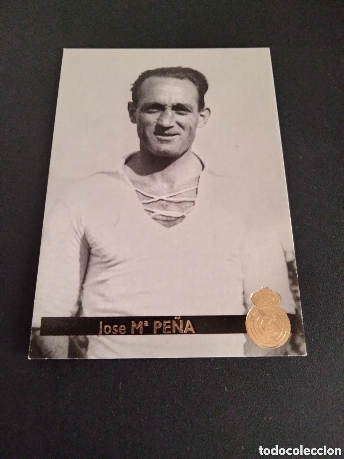 Coleccionismo Cromos antiguos: PE&Ntilde;A # 86 REAL MADRID ORO 1902 - 1996 MAGIC BOX