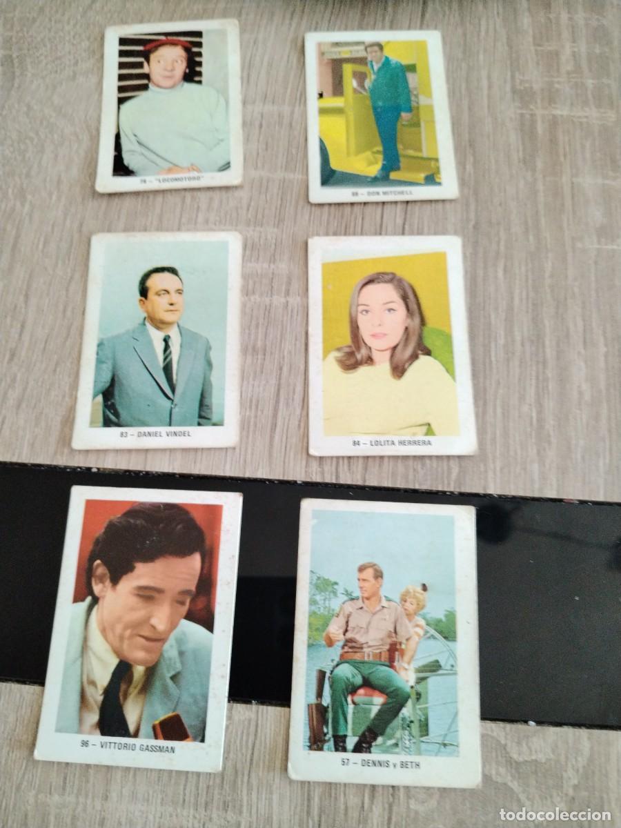 Coleccionismo Cromos antiguos: Galer&iacute;a de artistas- lote de seis cromos