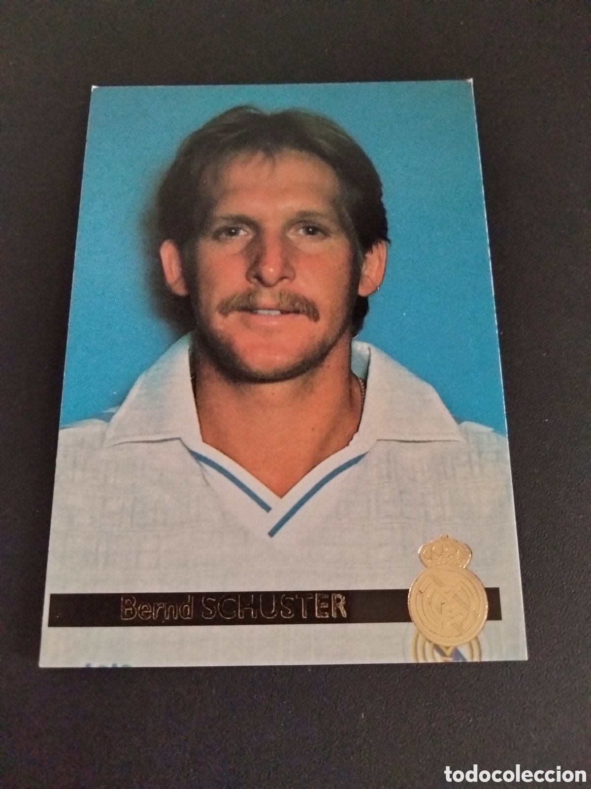 Coleccionismo Cromos antiguos: SCHUSTER # 123 REAL MADRID ORO 1902 - 1996 MAGIC BOX