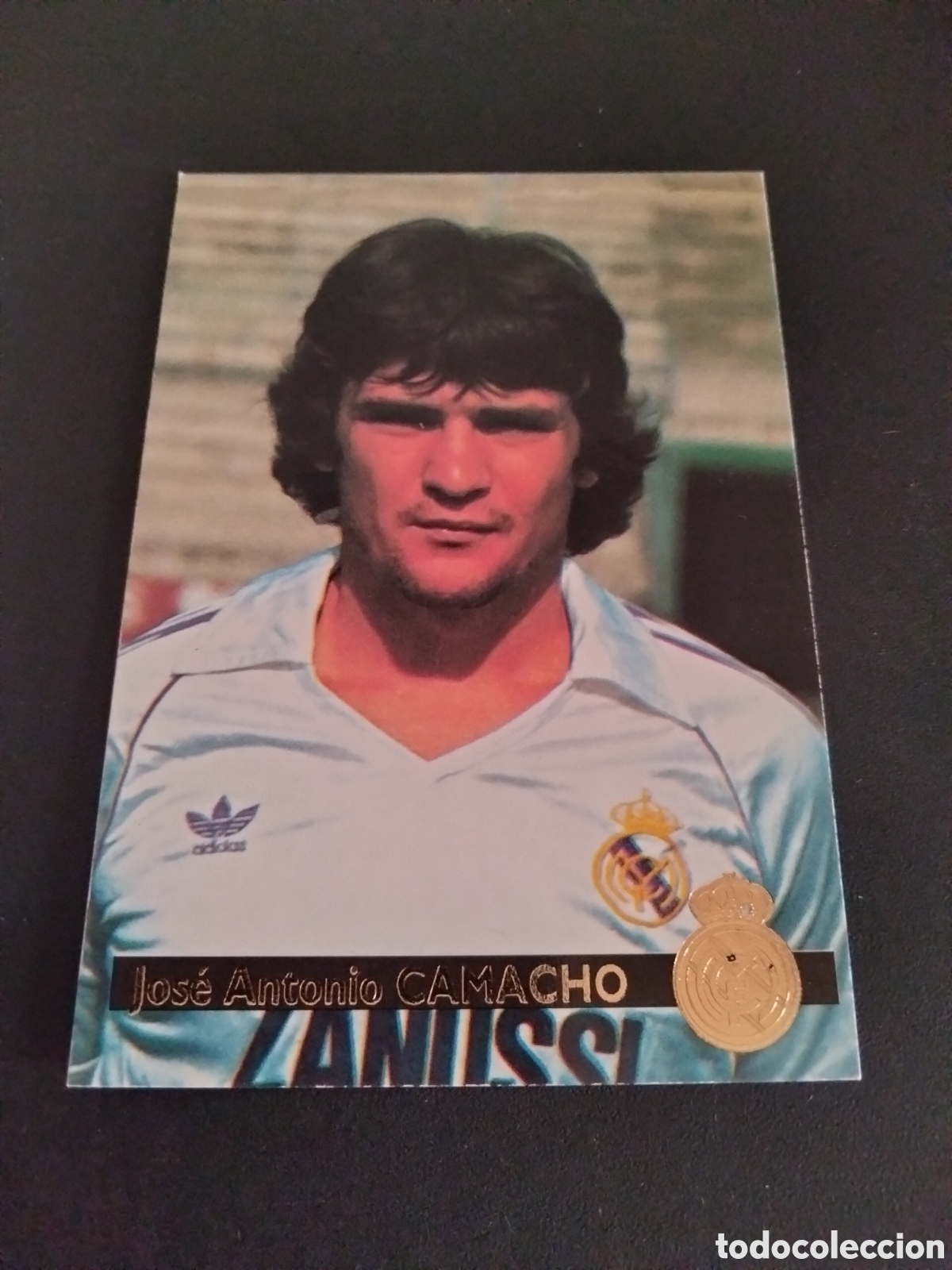 Coleccionismo Cromos antiguos: CAMACHO # 114 REAL MADRID ORO 1902 - 1996 MAGIC BOX