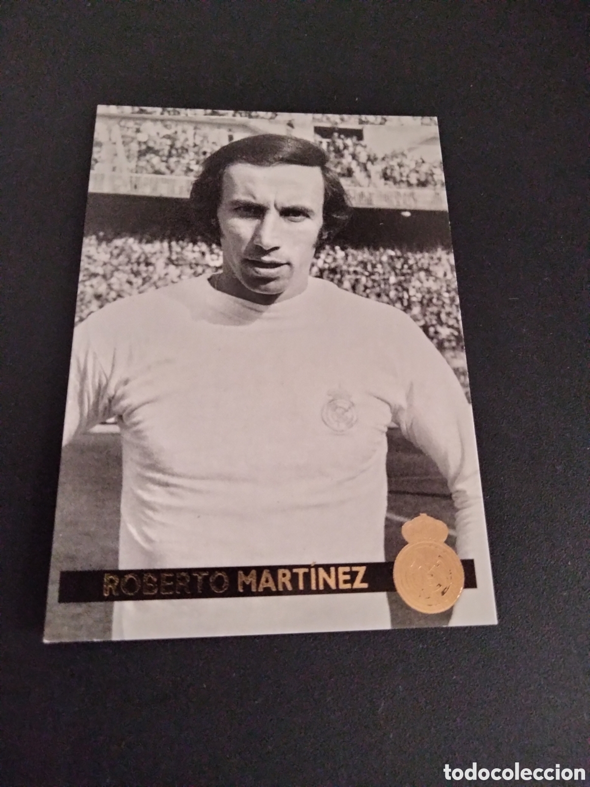 Coleccionismo Cromos antiguos: ROBERTO MARTINEZ # 116 REAL MADRID ORO 1902 - 1996 MAGIC BOX