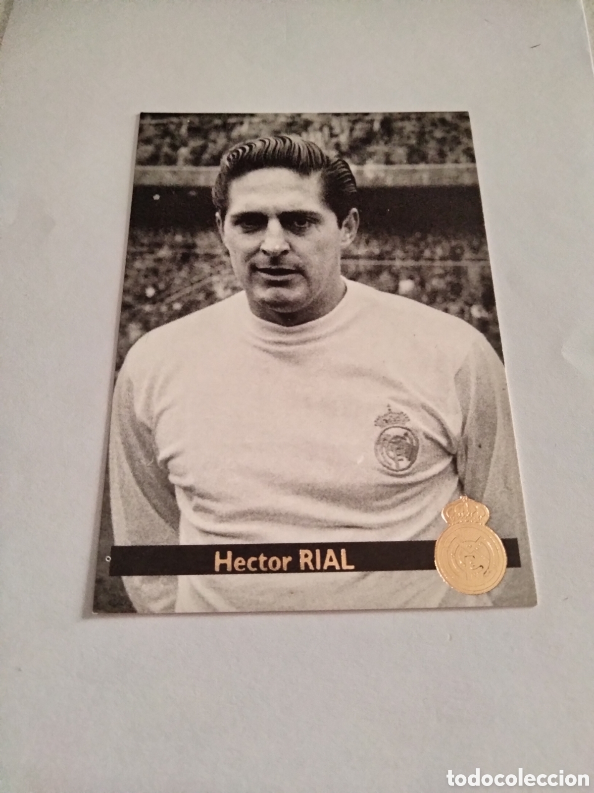 Coleccionismo Cromos antiguos: HECTOR RIAL # 96 REAL MADRID ORO 1902 - 1996 MAGIC BOX