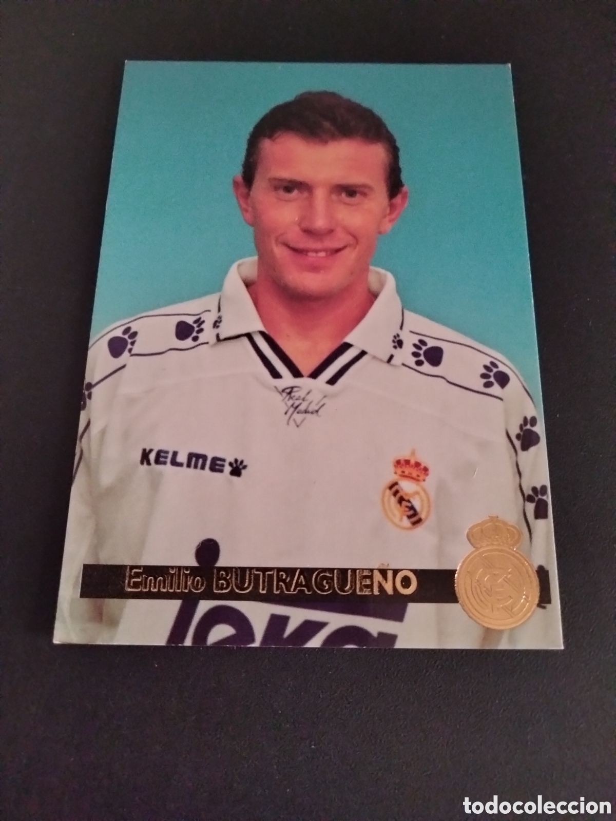 Coleccionismo Cromos antiguos: BUTRAGUE&Ntilde;O # 124 REAL MADRID ORO 1902 - 1996 MAGIC BOX