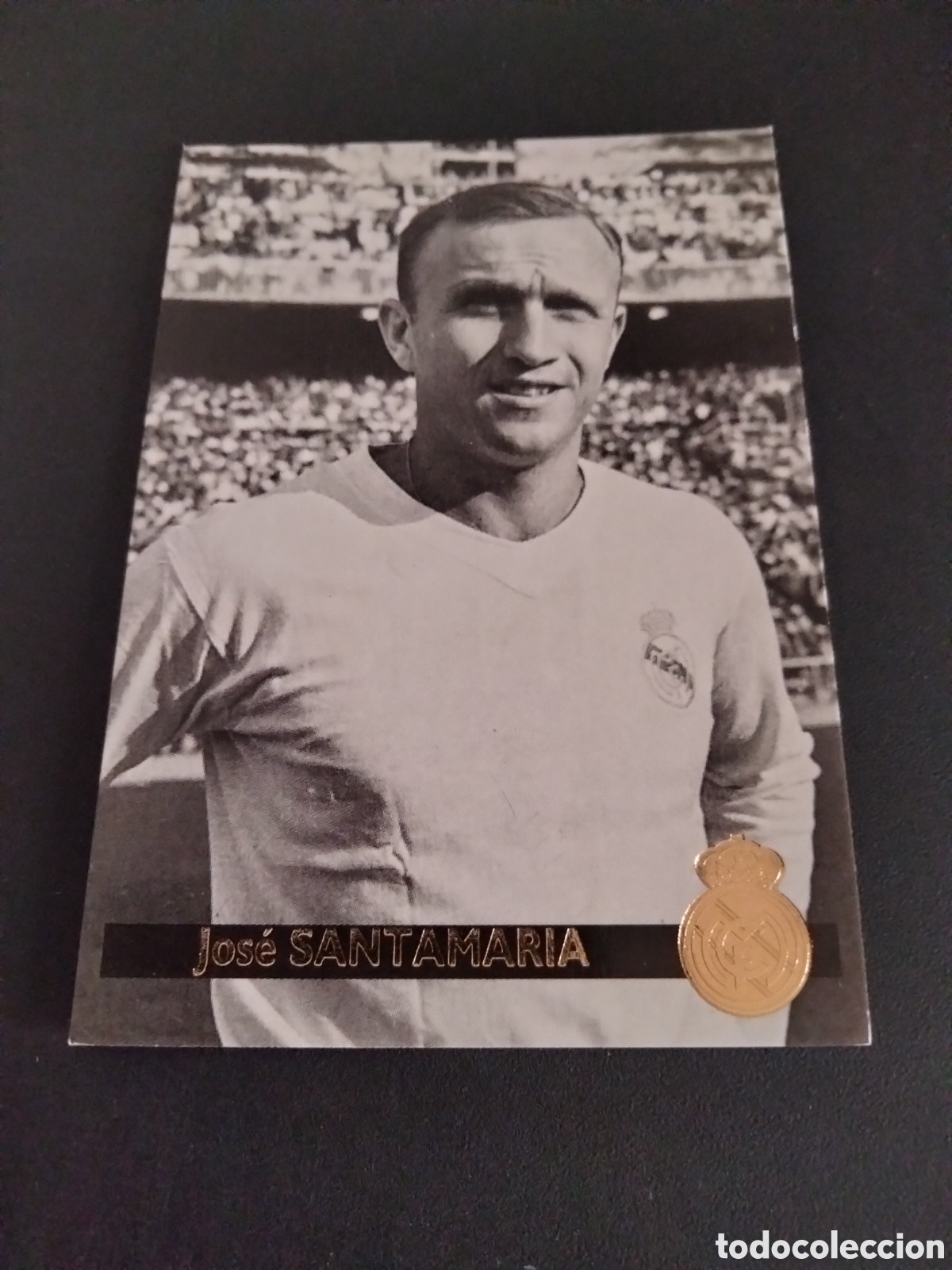 Coleccionismo Cromos antiguos: SANTAMARIA # 100 REAL MADRID ORO 1902 - 1996 MAGIC BOX