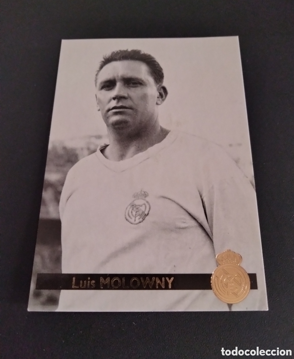 Coleccionismo Cromos antiguos: MOLOWNY # 91 REAL MADRID ORO 1902 - 1996 MAGIC BOX