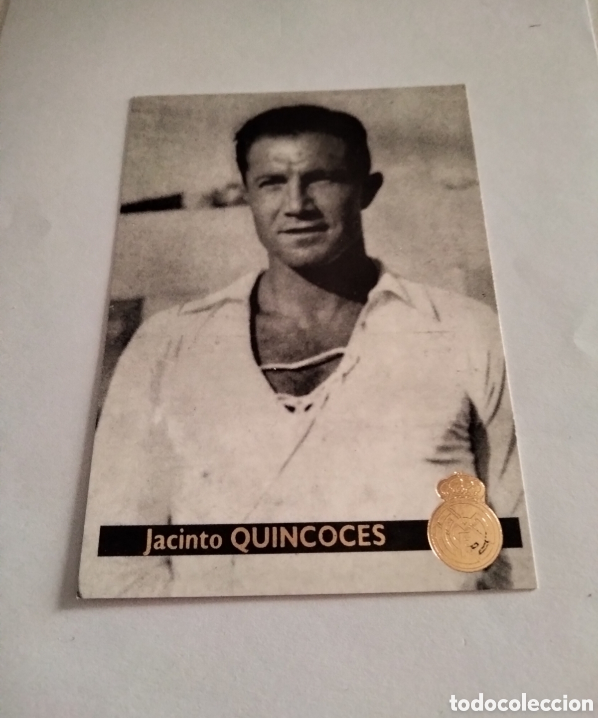 Coleccionismo Cromos antiguos: QUINCOCES # 87 REAL MADRID ORO 1902 - 1996 MAGIC BOX