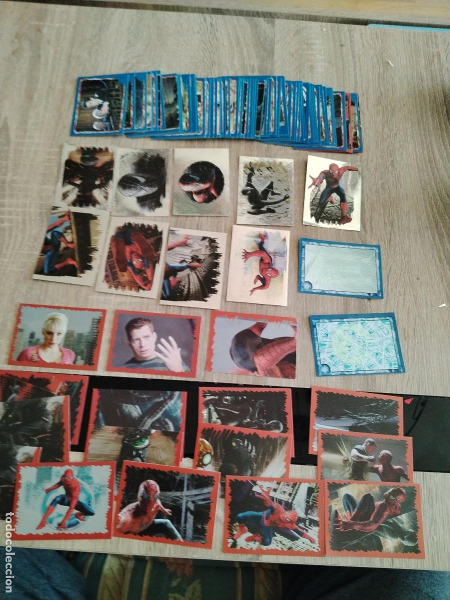 Coleccionismo Cromos antiguos: Spider-Man 3 -spiderman 3 -lote de 124 cromos
