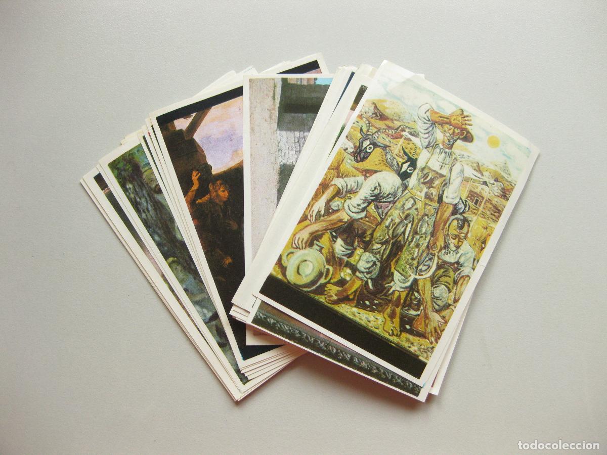 Coleccionismo Cromos antiguos: LOTE DE 43 CROMOS DEL ALBUM EL MUNDO DEL ARTE. EDITORIAL DIFUSORA DE CULTURA. 1971