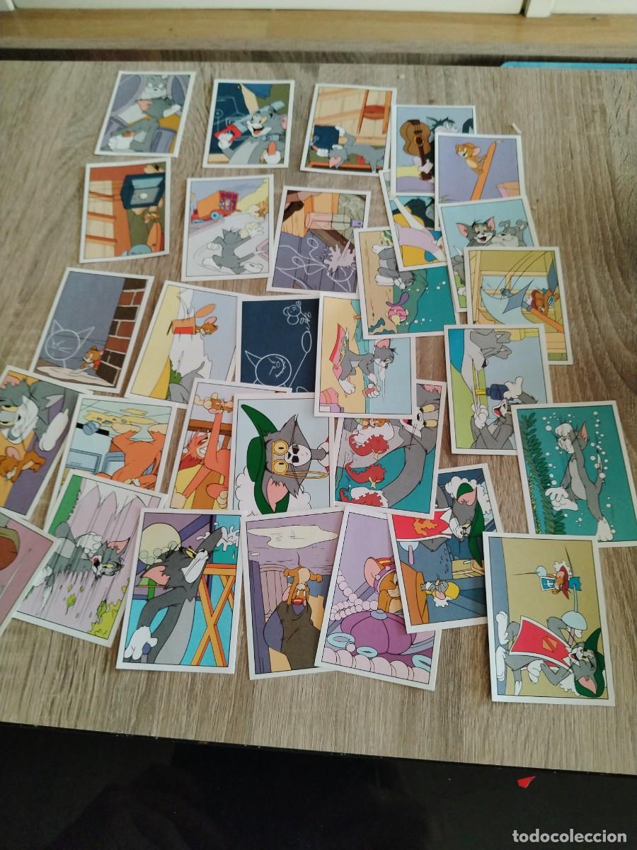 Coleccionismo Cromos antiguos: Tom y Jerry -lote de treinta cromos diferentes nuevos