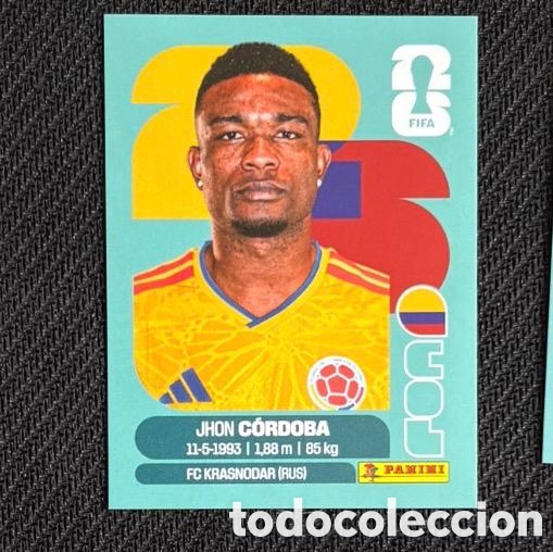 Coleccionismo Cromos antiguos: Jhon C&oacute;rdoba Colombia FIFA World Cup 2026 panini sticker