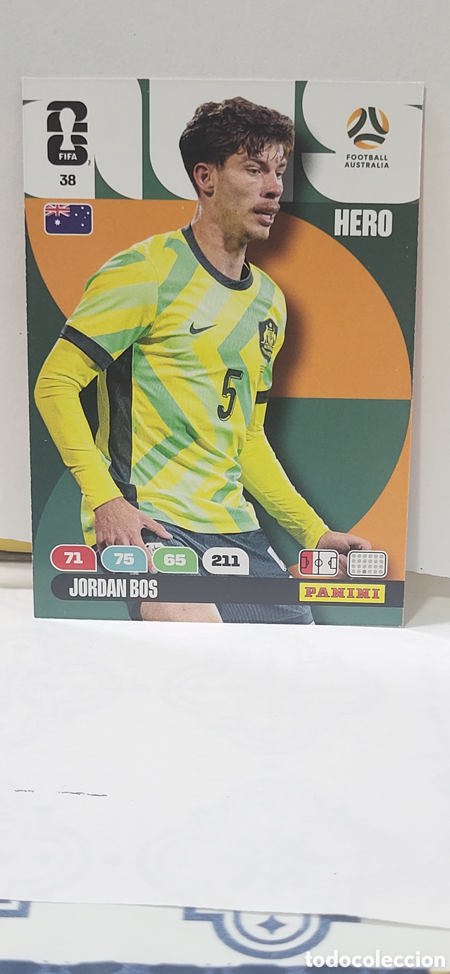 Colecionismo Cromos antigos: JORDAN BOS AUSTRALIA N&ordm; 38 ADRENALYN XL MUNDIAL 2026 26 FIFA WORLD CUP PANINI