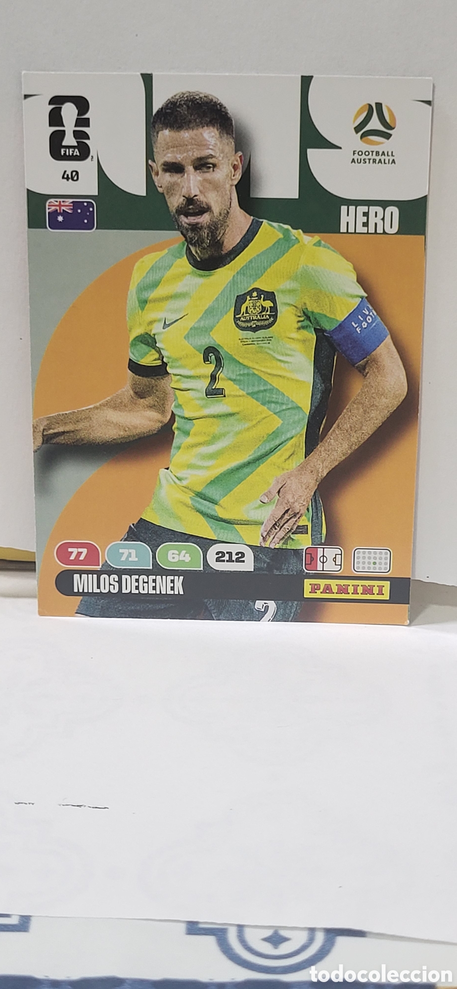 Colecionismo Cromos antigos: MILOS DEGENEK AUSTRALIA N&ordm; 40 ADRENALYN XL MUNDIAL 2026 26 FIFA WORLD CUP PANINI